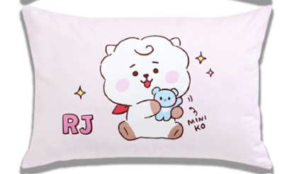 BT21 Little Buddy Pillow Cover【送料無料】枕カバー 100%純綿素材 丸洗い可能 ホコリが出にくい ダニ予防 肌に優しい｜aesoon｜05