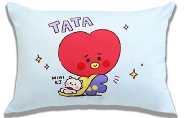 BT21 Little Buddy Pillow Cover【送料無料】枕カバー 100%純綿素材 丸洗い可能 ホコリが出にくい ダニ予防 肌に優しい｜aesoon｜02