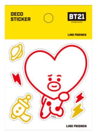 BT21 Deco Sticker【全国送料無料】 公式グッズ K-POP かわいい ステッカー シール 防弾少年団 BTS デコ プレゼント 誕生日 韓国 デコステッカー｜aesoon｜05