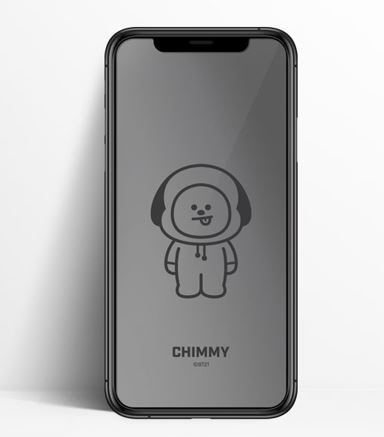 BT21 CHARACTERS TEMPERED GLASS【送料無料】 iPhone 強化ガラス ...