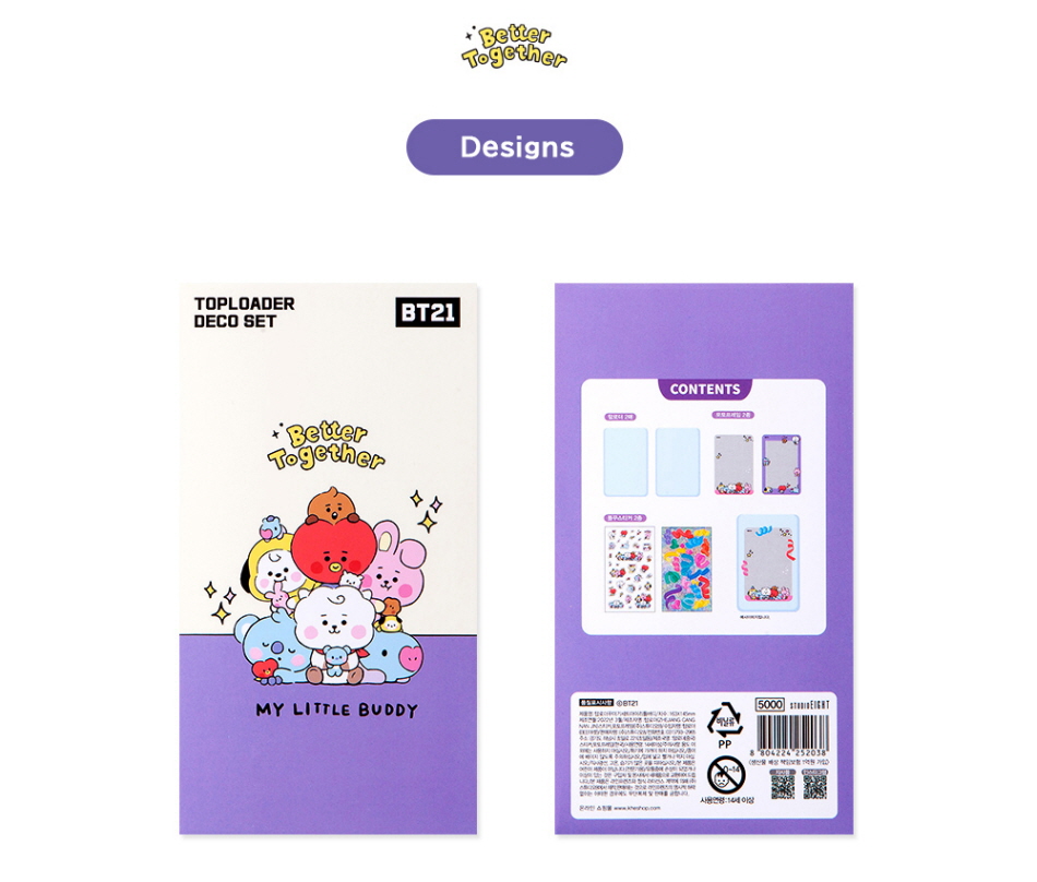 BTS 防弾少年団 BT21 TXTカップホルダー セット toploadersetlittlebuddy-3.jpg