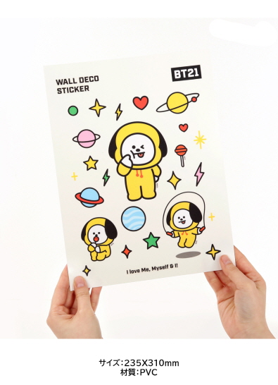 BT21 Wall Deco Sticker【BTS公式グッズ】 ウィンドウステッカー