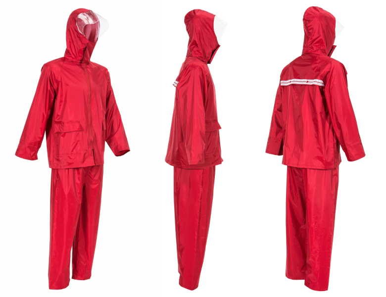 パーリーゲイツ レインウェア 雨具 カッパ 上下 セットアップ 赤 レインウェア 上下セット メンズ 透湿 レインスーツ レディース