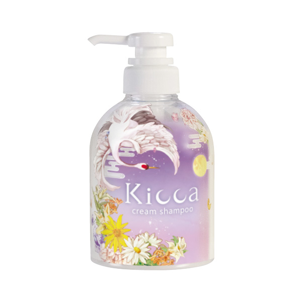 Kicca（キッカ） クリーム シャンプー 380g キンモクセイ×バニラの香り　ダメージケア コンディショナー トリートメント 速乾　保湿（ヘアパック）｜afcshop｜02