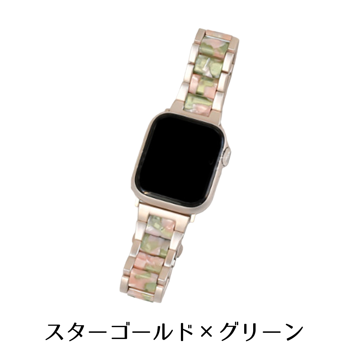 アップルウォッチ バンド ステンレス 軽量樹脂 apple watch スマートウォッチ ベルト applewatch べっこう　べっ甲 38 40 41 45 49mm appleウォッチ watchband12 |  | 09