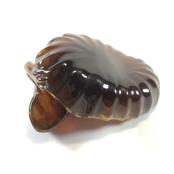 ミャンマー産 天然琥珀 バーマイト 彫刻 カエル 縁起物 コレクション