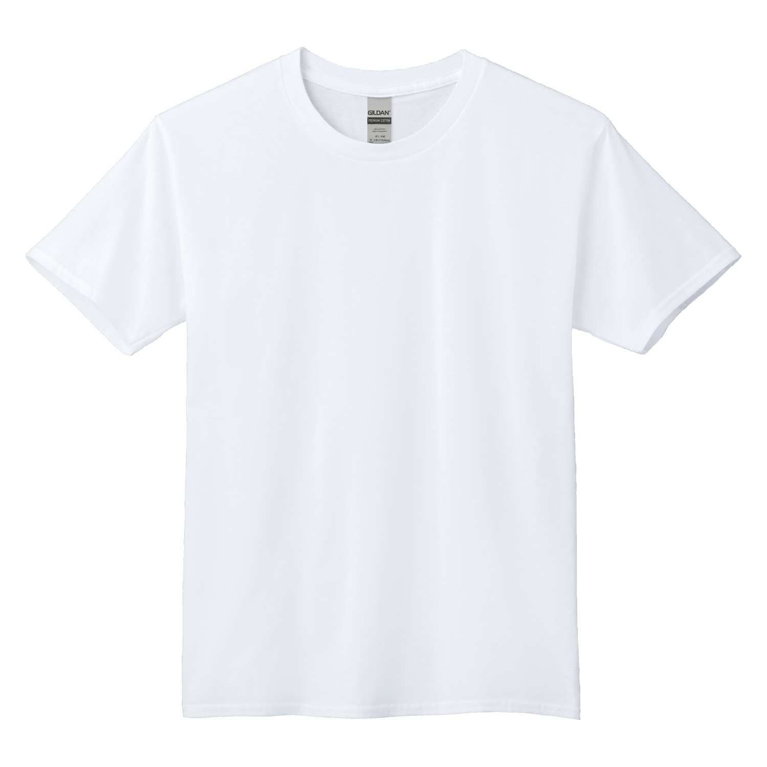 GILDAN（ギルダン）：5.3オンス プレミアムコットン ジャパンスペックTシャツ/ホワイト/メン...