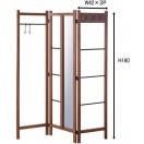 ハンガー　ミラー　玄関