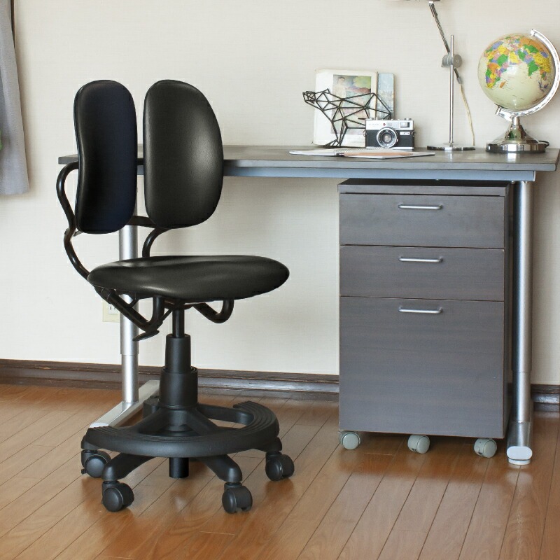 デュオレスト（DUOREST） 学習椅子 DR-289BY 足置き キャスター付き