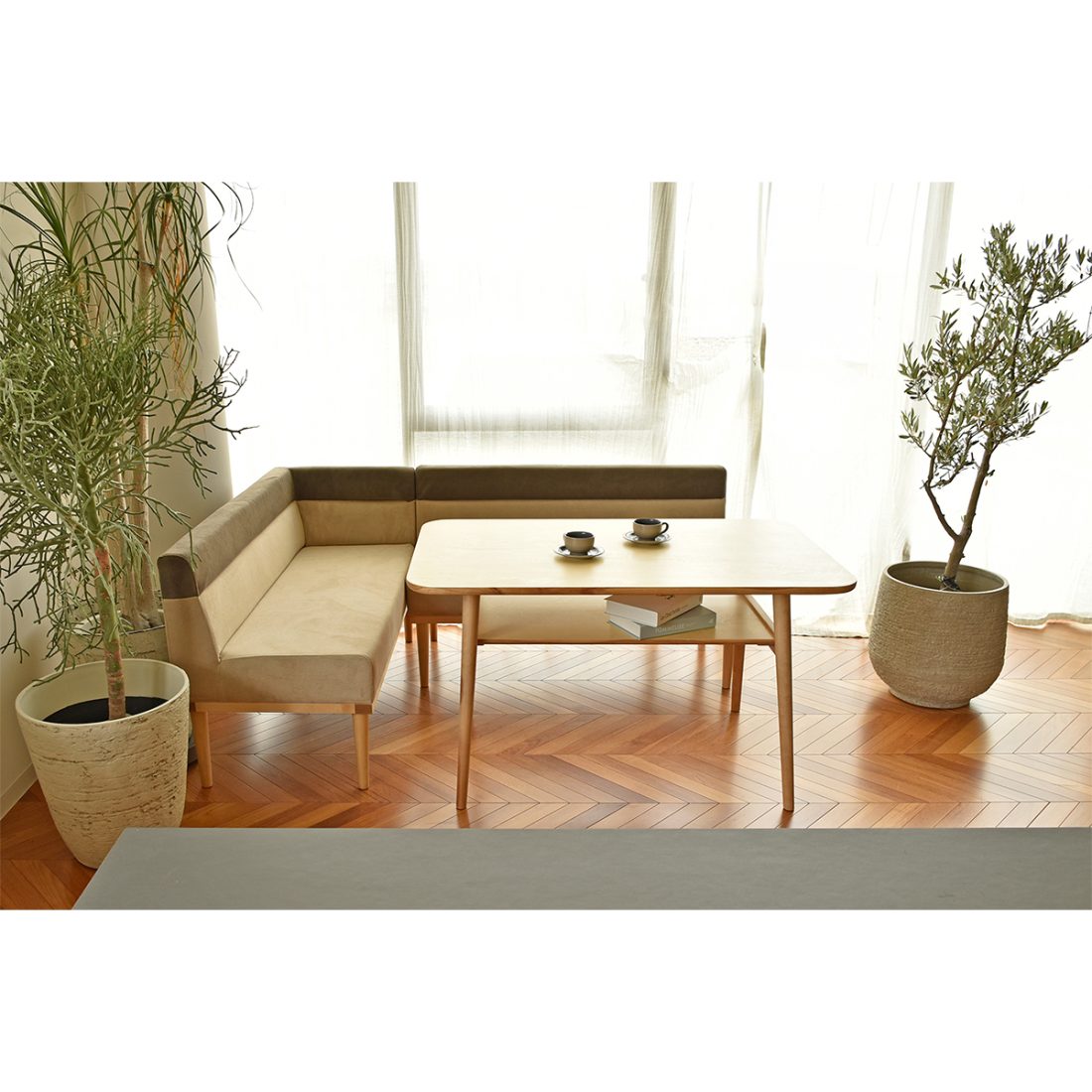 GART ガルト　カウチソファ　PURI プリ　L ブラウン　直接受け渡し Amazon｜大川家具 GART コーナーカウチソファ PURI (プリ) ブラウン R