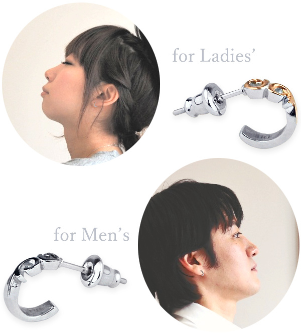 ペアピアス カップル ハート ピアス ペア ステンレス サージカル