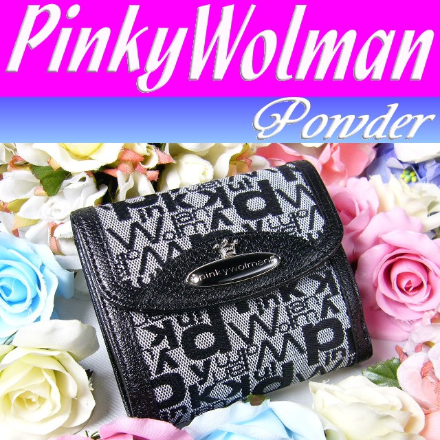 ≪完売御礼≫Pinky Wolman ピンキーウォルマン新作レディス2つ折財布【パウダーシリーズ】全3カラー｜again｜03