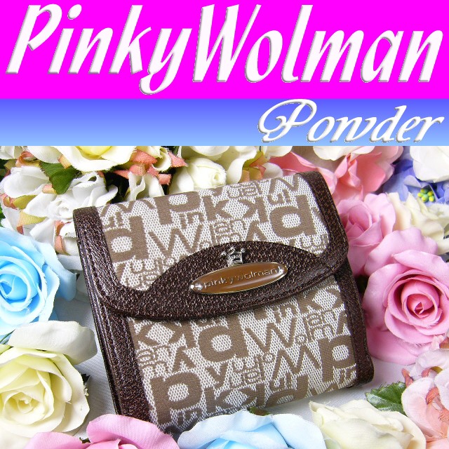 ≪完売御礼≫Pinky Wolman ピンキーウォルマン新作レディス2つ折財布【パウダーシリーズ】全3カラー｜again｜04