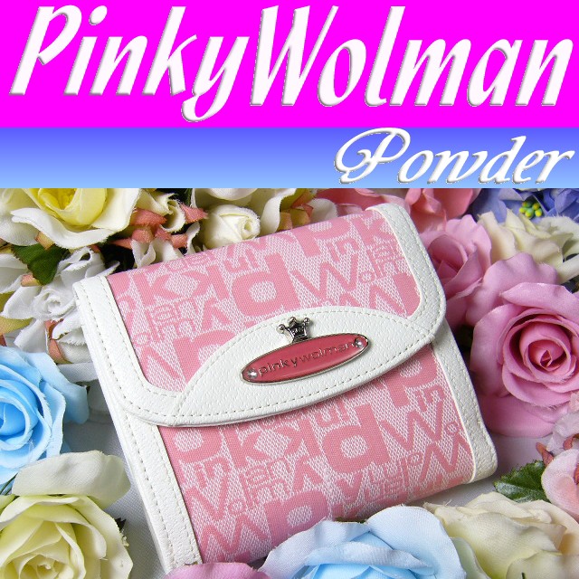 ≪完売御礼≫Pinky Wolman ピンキーウォルマン新作レディス2つ折財布【パウダーシリーズ】全3カラー｜again｜02