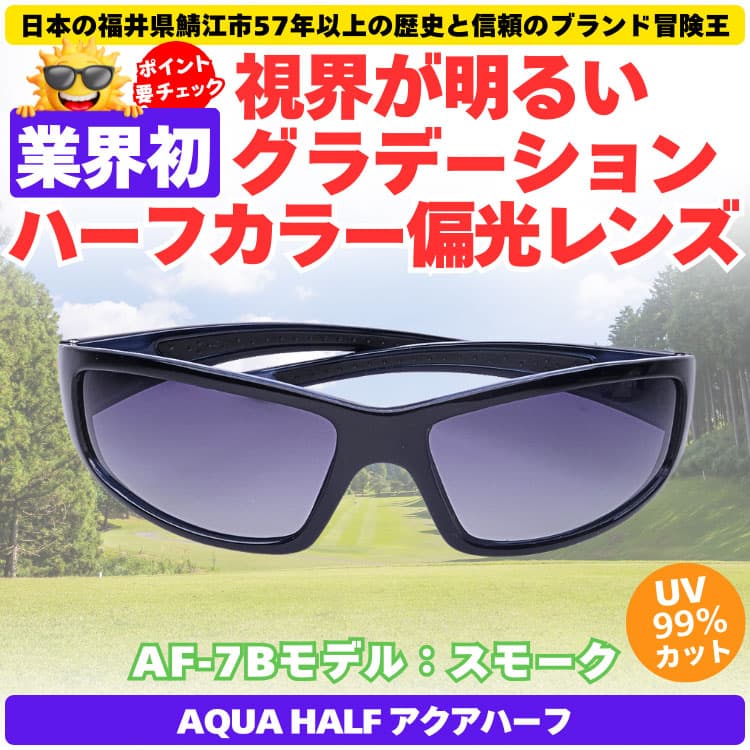 偏光サングラス＼業界初／視界が明るいグラデーションハーフカラー偏光レンズ 福井県鯖江市57年以上の歴史と信頼のブランド冒険王 CP5 |  | 02