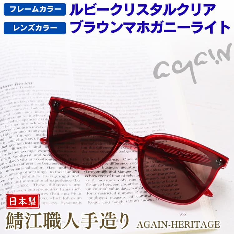 AGAIN（アゲイン） 12万円が83％OFF AGAINサングラスの20年超の歴史と