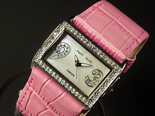 ≪完売御礼≫Angelo Jurietti cocco♪レディス時計♪輝くスワロフスキーがいっぱい！ |  | 01
