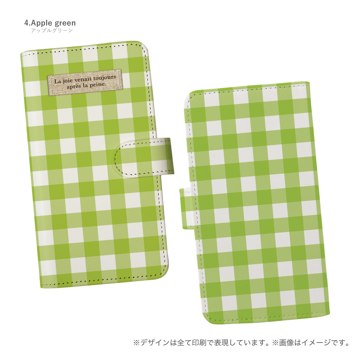 iPhone 13 スマホケース 手帳型ケース ギンガムチェック チェック｜agent-n｜05