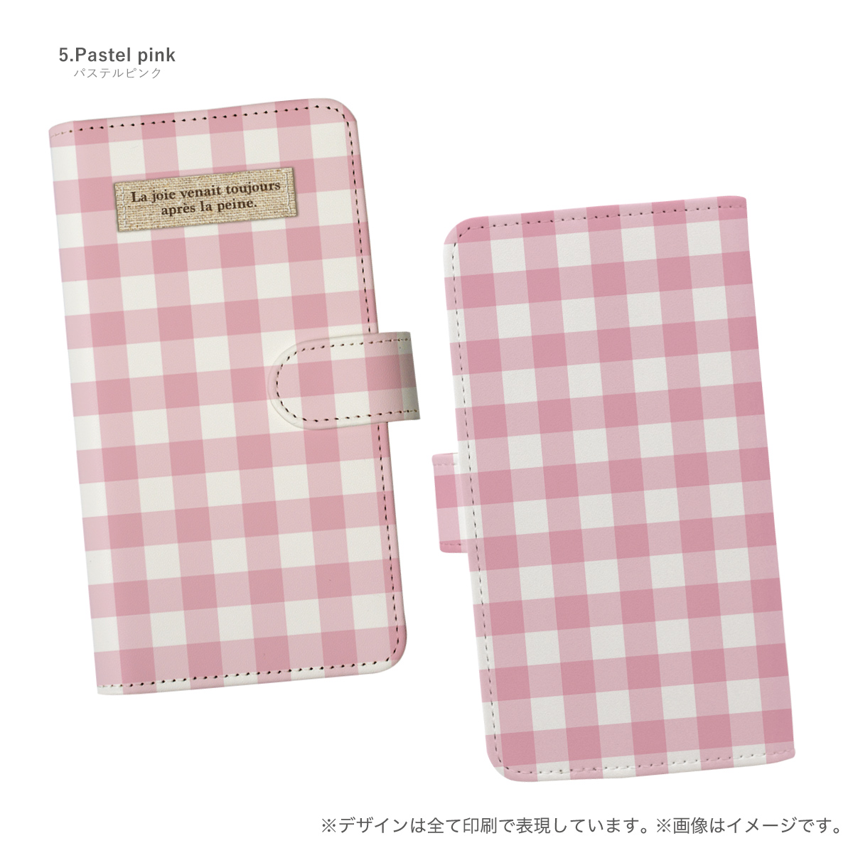 iPhone 13 スマホケース 手帳型ケース ギンガムチェック チェック｜agent-n｜06