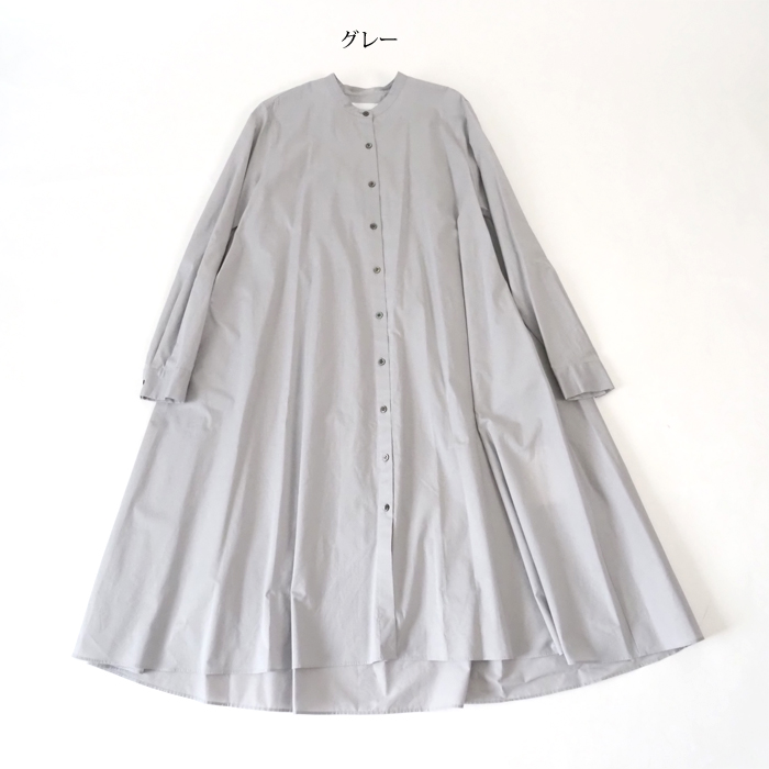 ミミソル　ワンピース MIDIUMISOLID SALE ミディウミソリッド シャツワンピース バック