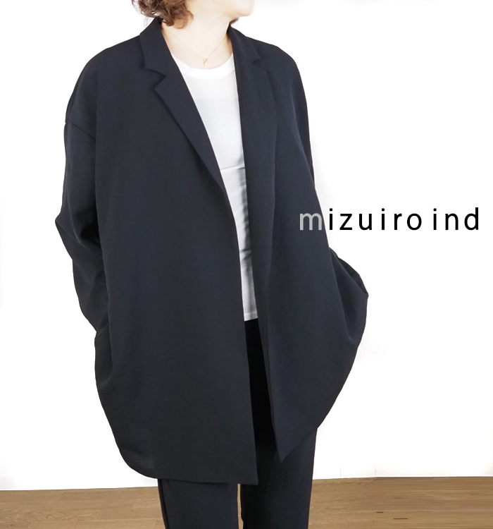 mizuiroind ミズイロインド mizuiro ind テーラードシャツ