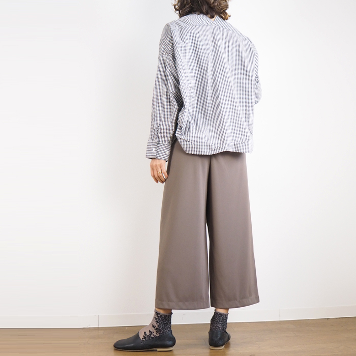 mizuiroind SALE ミズイロインド ワイドパンツ ラップ風