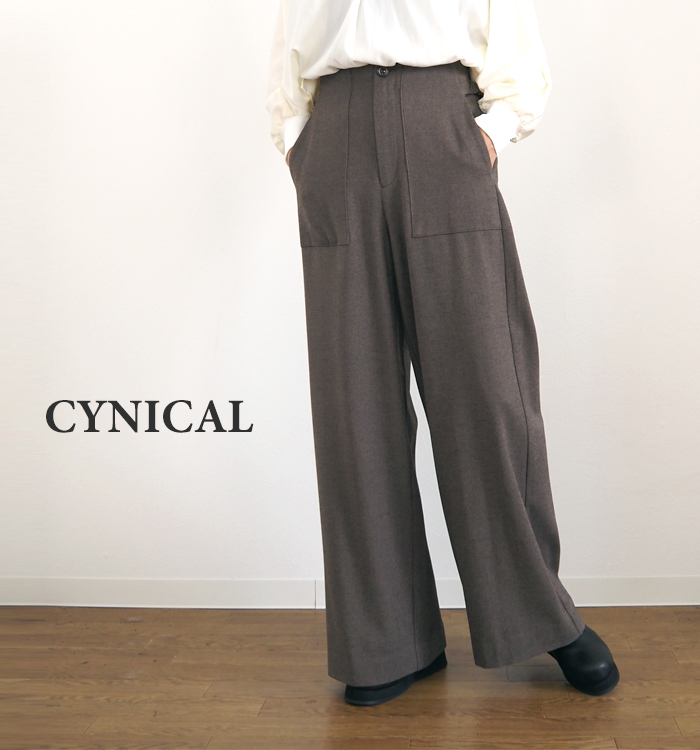 Cynical（シニカル） ベーカーパンツ ソフトフランネル レディース 552