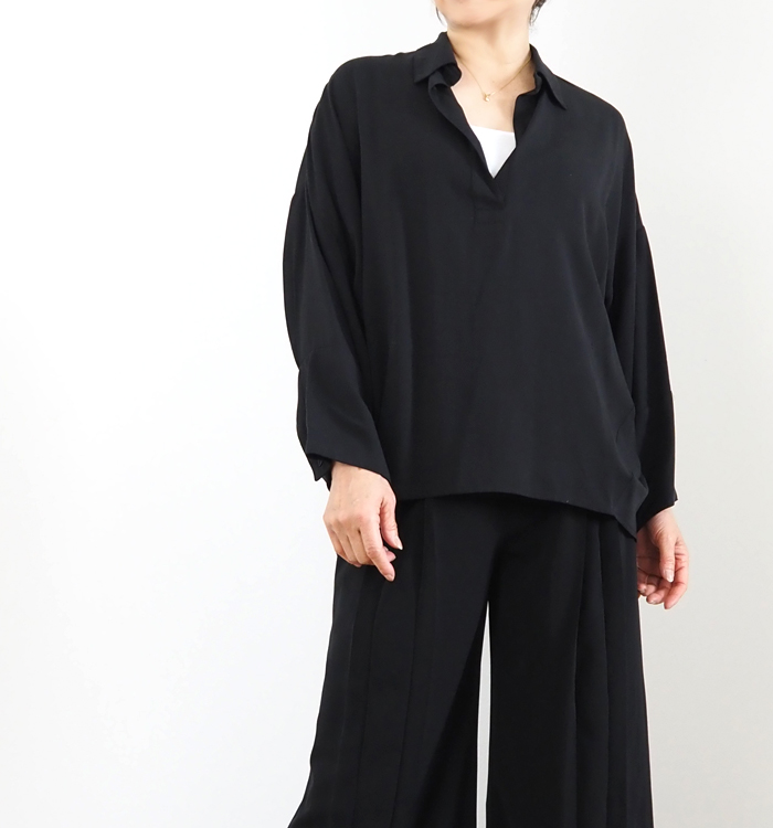 Cynical（シニカル） スキッパードルマンブラウス きれいめ 612-95033 