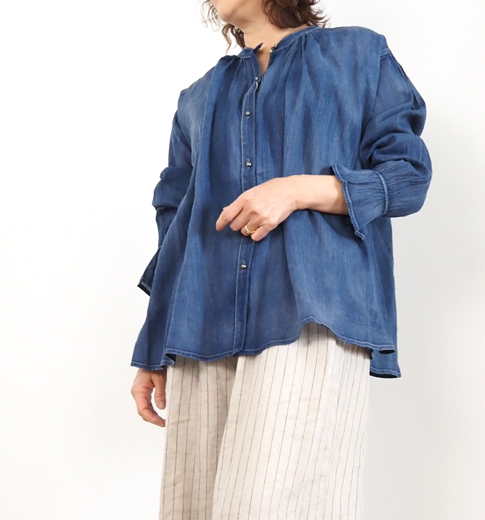Boutique Ordinary（ブティークオーディナリー） シアーデニムシャツ 