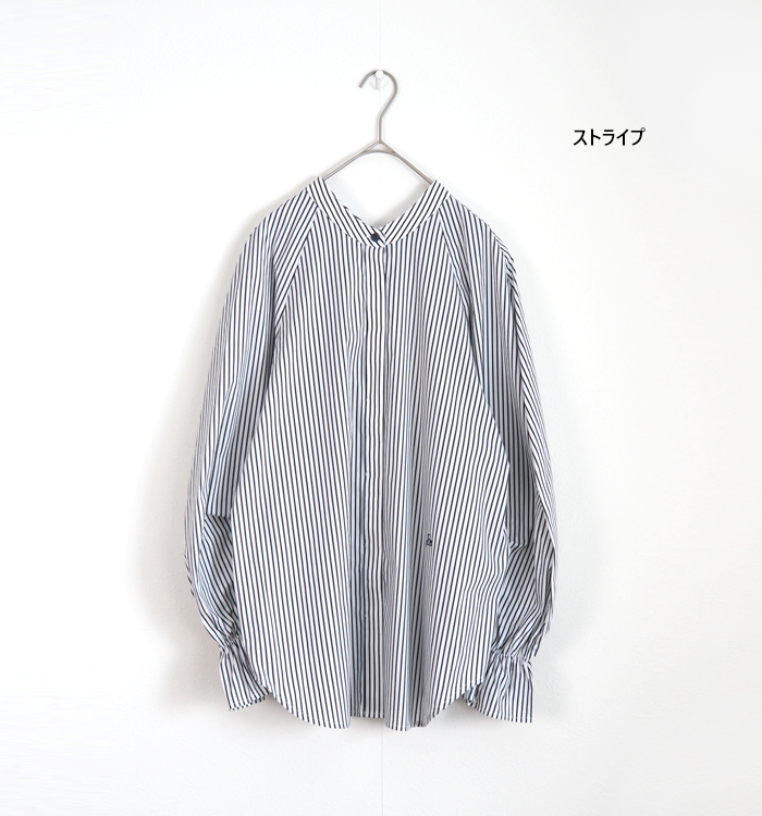 ブティークオーディナリー 2wayバンドカラーシャツ レディース Boutique Ordinary ブティークオーディナリー 2wayバンドカラーシャツ