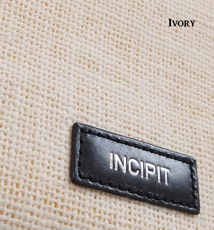 INCIPIT（インキピット） あずまショルダーバッグ 本革xジュート