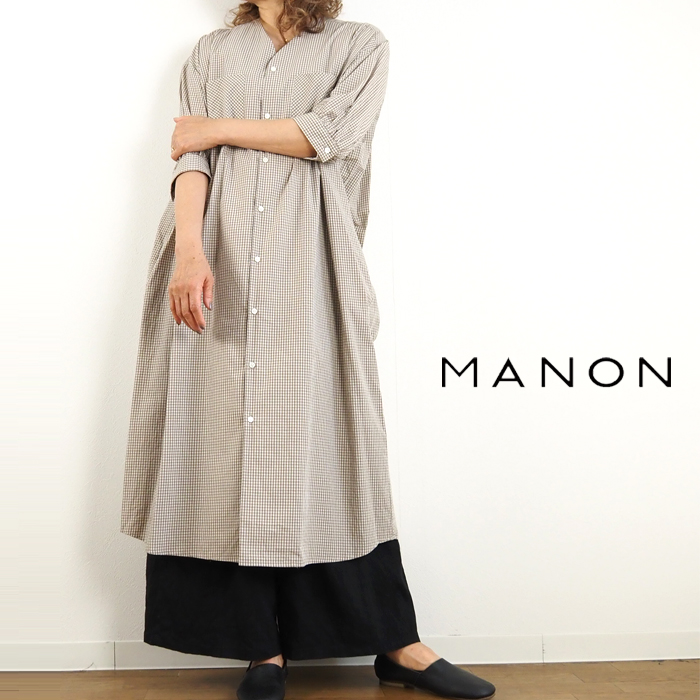 Manontokyo マノントーキョー ギンガムチェック ワンピース Manon Tokyo マノントーキョー ギンガムチェックワンピース