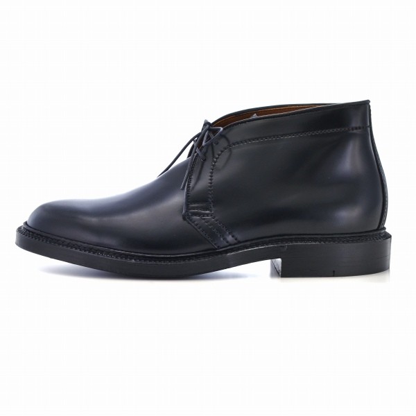 【ほぼ未使用】 オールデン/ALDEN シューズ メンズ コードバン チャッカブーツ BLACK 1340-0001-0001 【RIZ1556194516】(55080円)