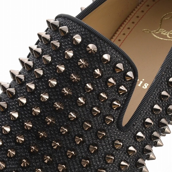 【CHRISTIAN LOUBOUTIN】スリッポン サンダル（ブラック） Christian Louboutin 最終特価品Christian Louboutin