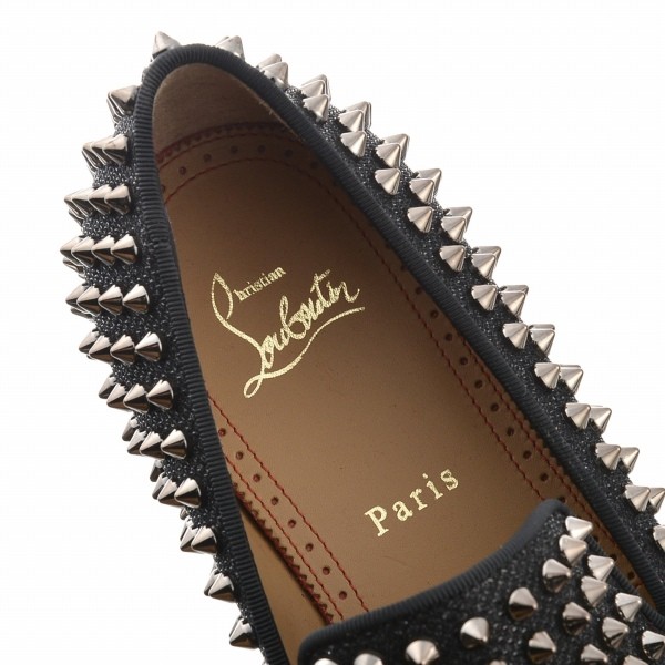 【CHRISTIAN LOUBOUTIN】スリッポン サンダル（ブラック） Christian Louboutin 最終特価品Christian Louboutin
