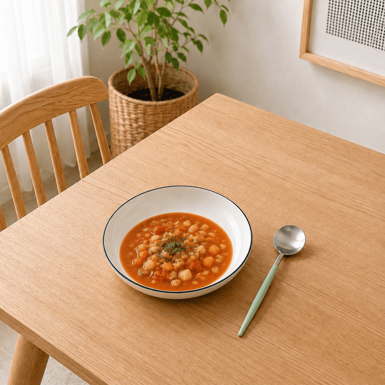 marimekko（マリメッコ） プレート カレー皿 Unikko (ウニッコ) 20.5cm