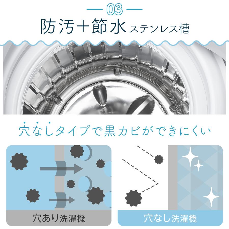 洗濯乾燥機 縦型 3.2kg 乾燥機付き 絡み防止ほぐし脱水 【3か月保証