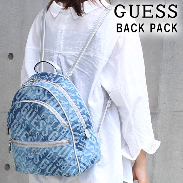 Blue guess online backpack