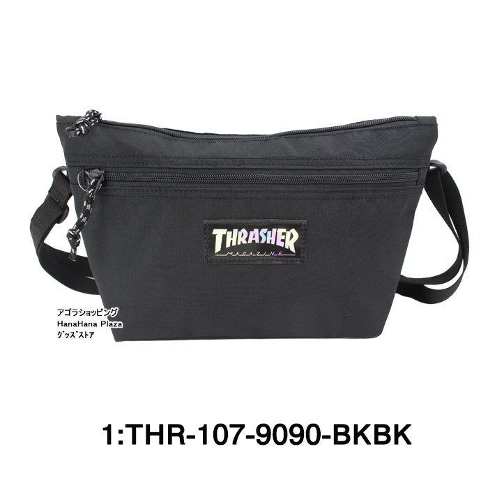 ネコポス可】【処分セール】スラッシャー バッグ THR-107 ミニショルダーバッグ THC101 THRASHER メッセンジャー 男女兼用 ag-296200  ブランド :ag-296200:アゴラショッピング!店 通販 