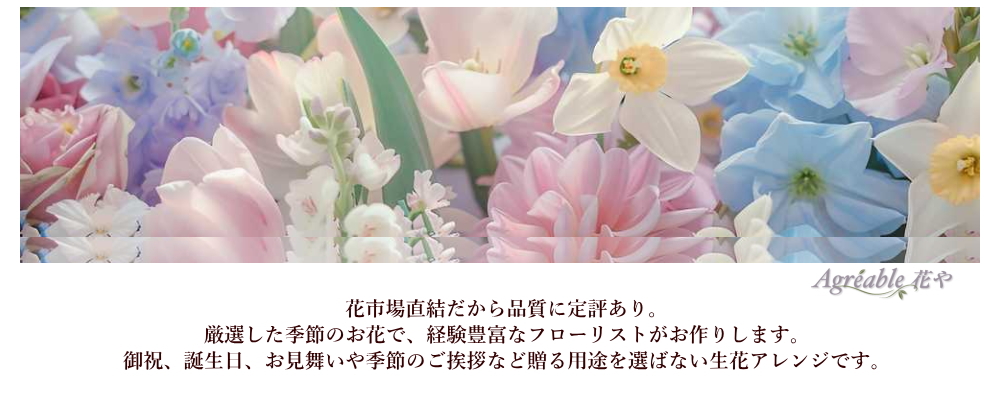 母の日 早期割引 退職 送別 誕生日 お祝い お供え お見舞い 結婚 アグレアーブル花や お祝い