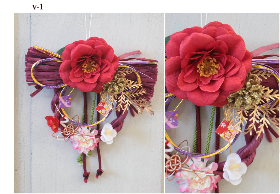  正月アレンジ 2026年迎春 新春 お歳暮 縁起物 辰年しめ縄リース飾り 正月飾り 玄関 可愛い しめ縄 お歳暮 おしゃれ アレンジ 花 モダン