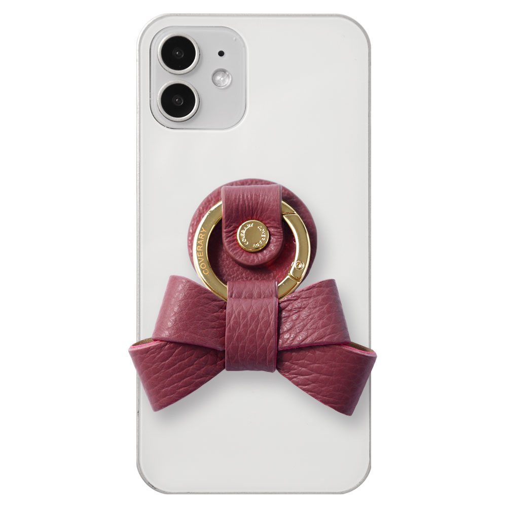 スマホケース リング スマホリング付き リボン iphone16 iphone16e