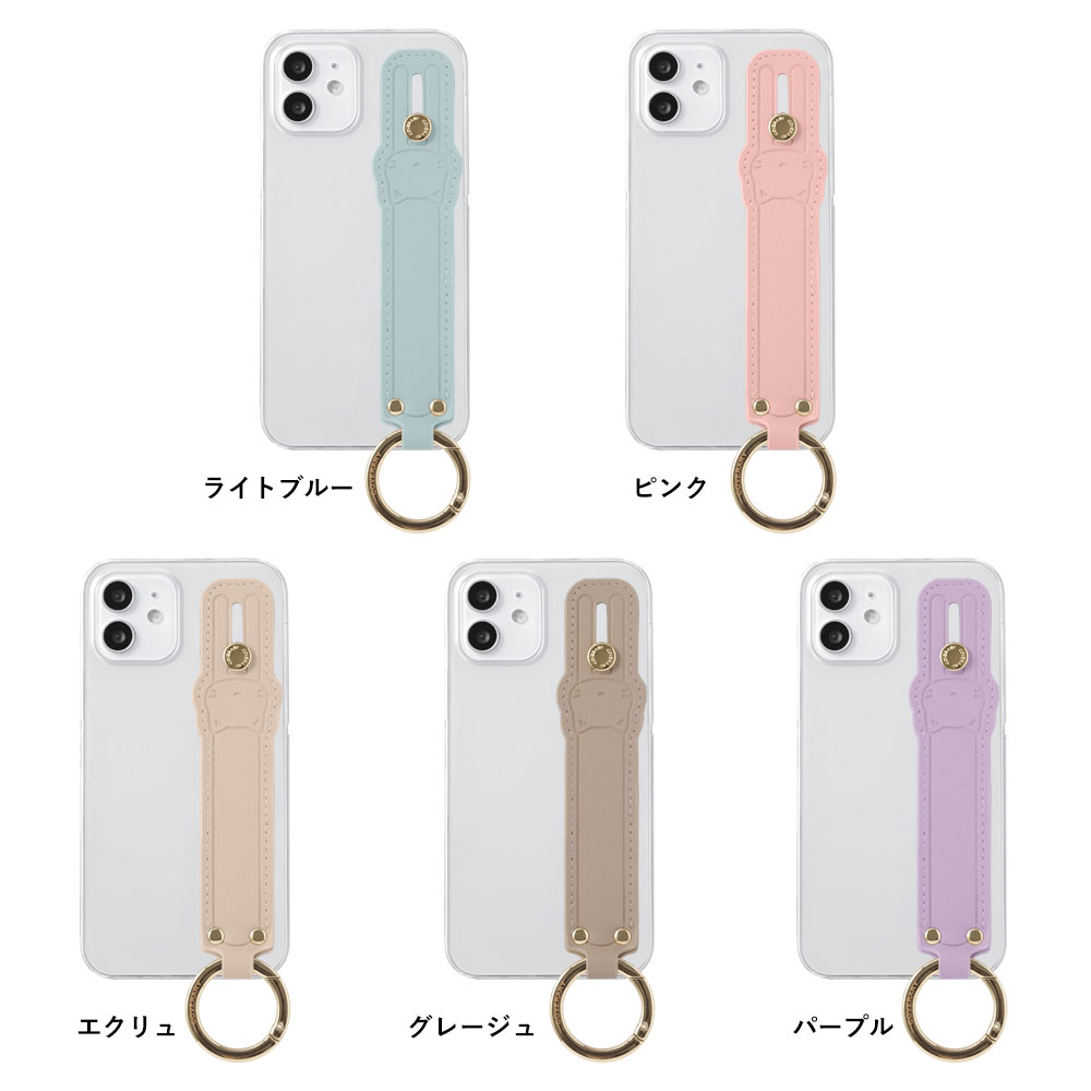 スマホケース ベルト リング android ARROWS We2 ケース arrows2 plus fcg02 m07 アローズwe ケース おしゃれ ブランド 全機種対応 クリア スマホリング 猫 | arrows | 17