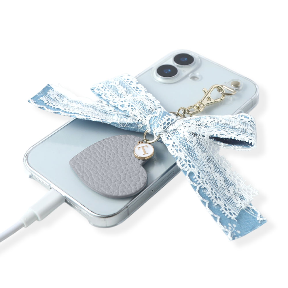 Dairich リボン付きiPhoneケースライトブルーiPhone16 iPhone17 ケース iPhone16 iPhone16e iphone17e iPhone15 iphoneケース