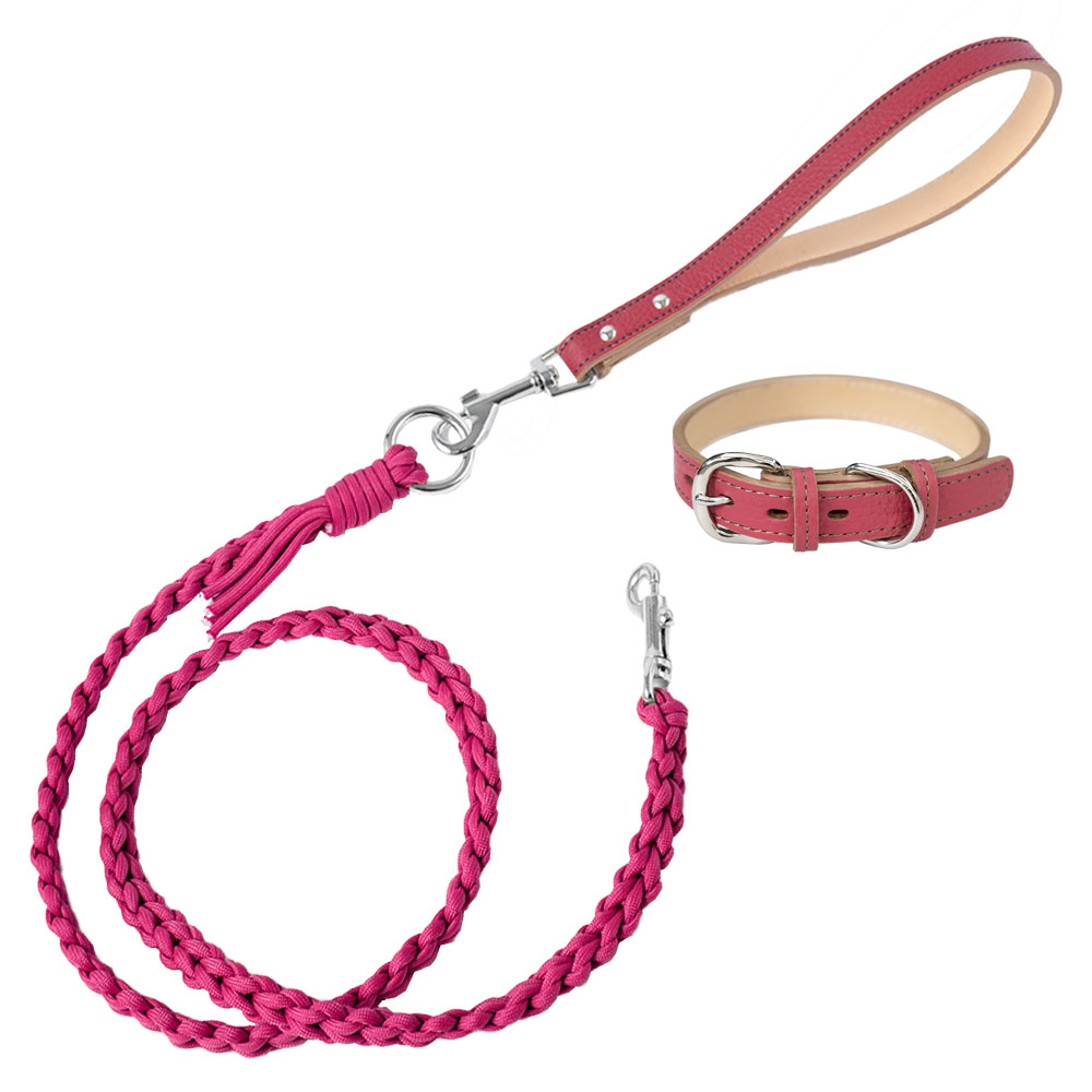 COACH ピンク レザー 首輪とリードセット COACH ピンク レザー 首輪とリードセット COACH ピンク リード