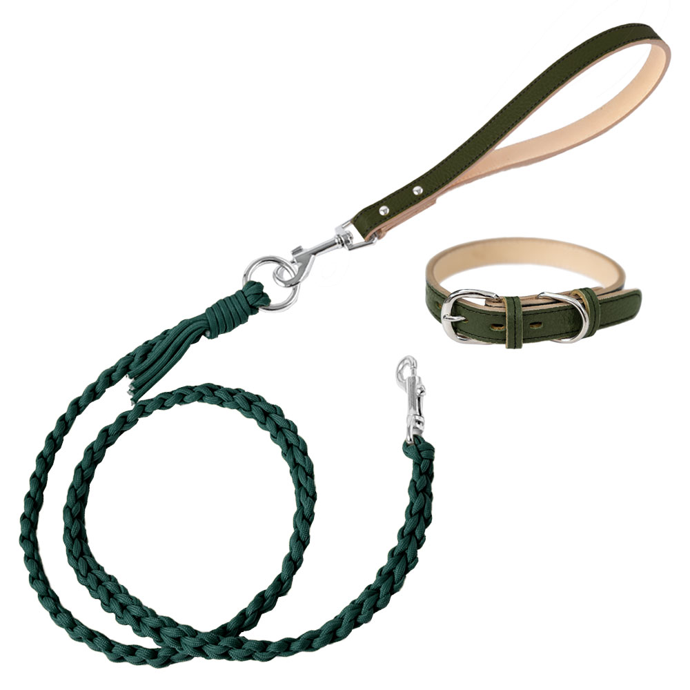 犬 リード 首輪 セット 犬の首輪 おしゃれ ブランド 革 小型犬 本革 革