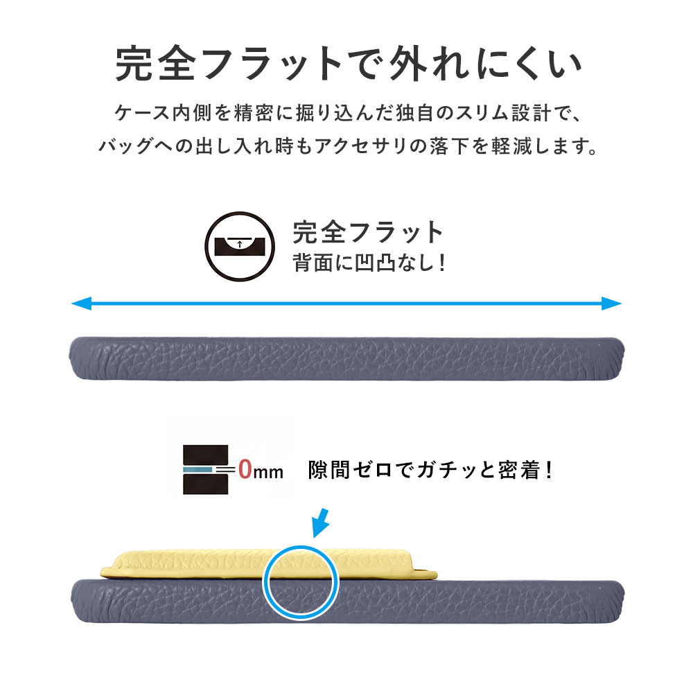 全機種対応 イタリアンレザー 背面ケース