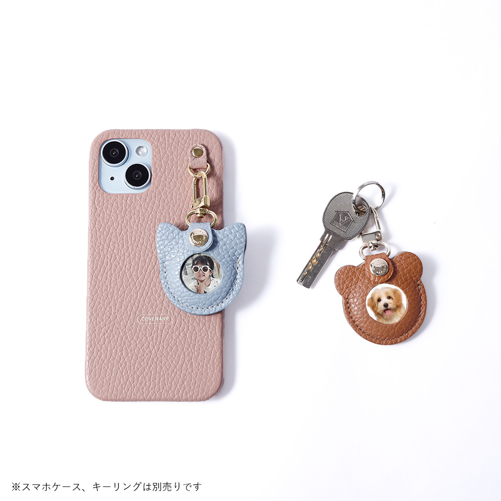 バッグチャーム キーホルダー 写真入れ かわいい 缶バッジ マグネット