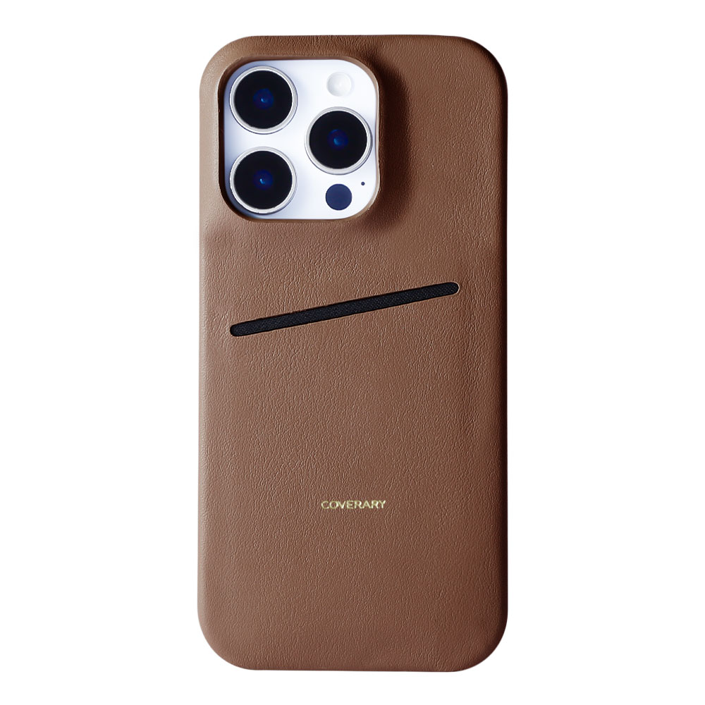 objects.io ブラウンレザー iPhone17promaxケース objcts.io】MagSafe対応iPhoneケース（ダークブラウン