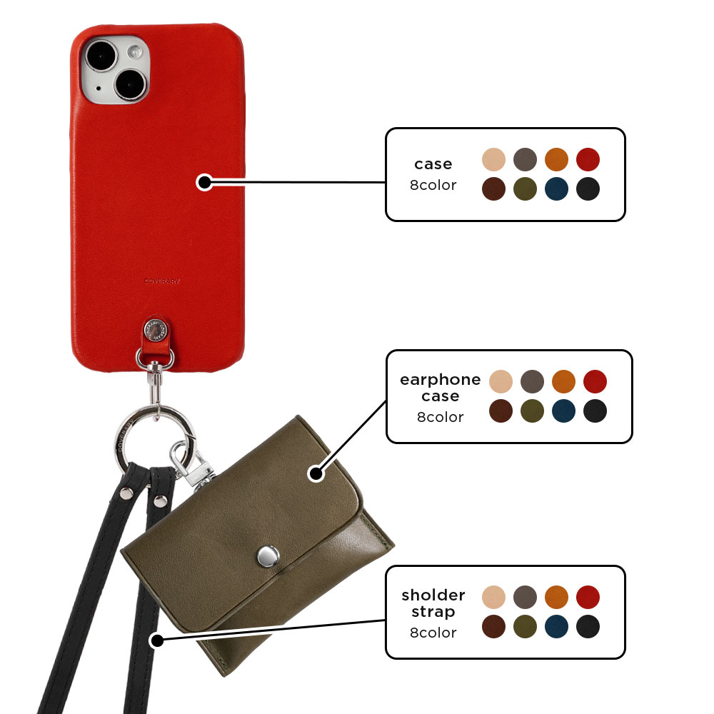 AQUOS wish wish4 SH-52E ケース 栃木レザー スマホケース ショルダー